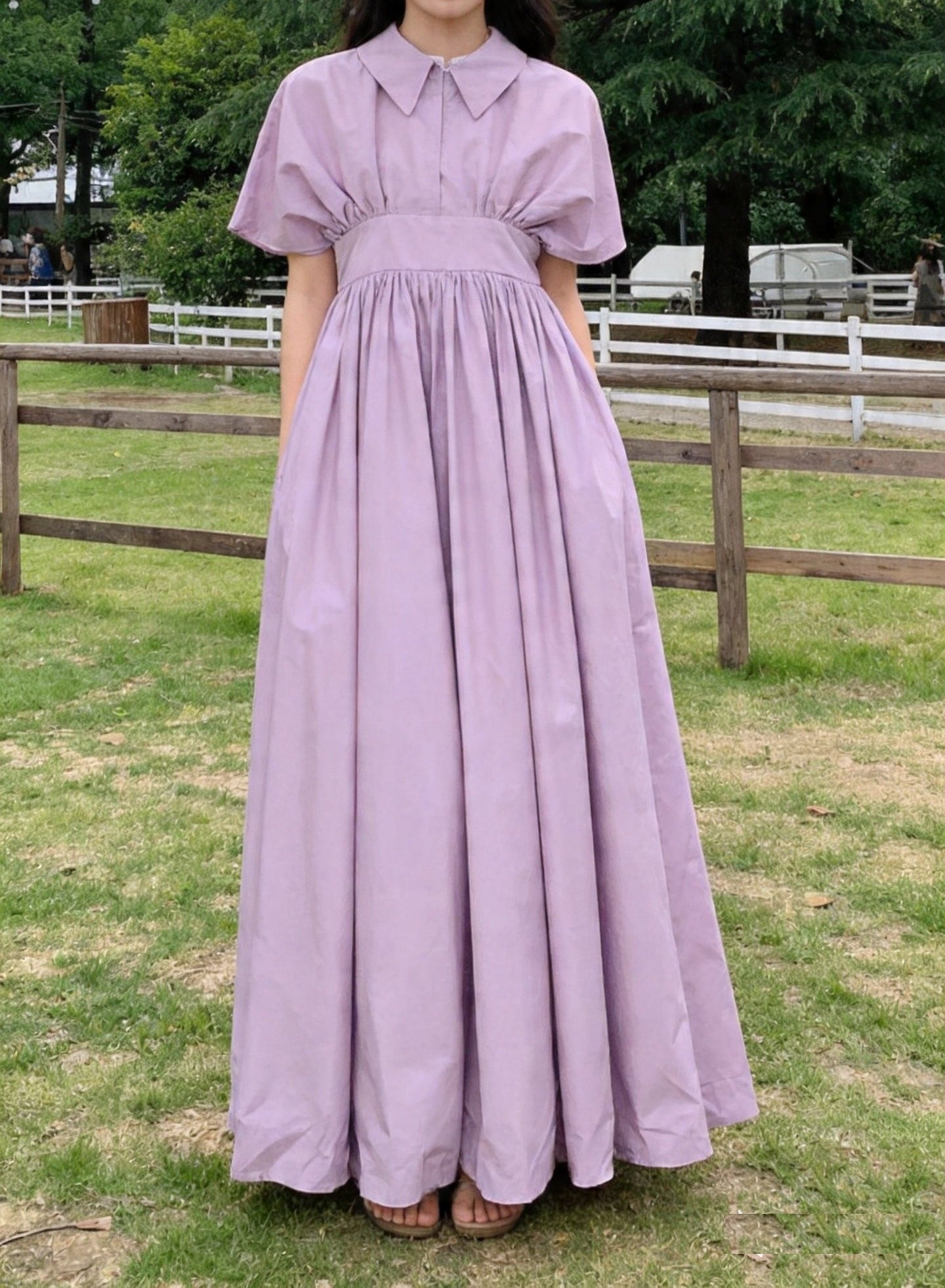 Pageant Teen Flower Girl Dresses Shirt Collar Taffeta  Party Dresses Wedding for Girl's Gown Gift